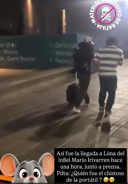 Mario Irivarren regresó a Lima. Foto: Instarándula