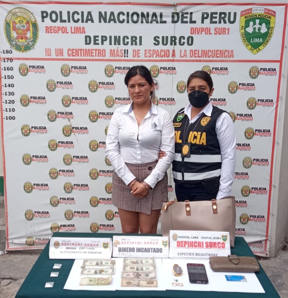 La famosa ‘Viuda Negra, Alexandra Dayanara Oré Morales (28), fue nuevamente detenida. (foto: Mónica Rochabrum/Trome)