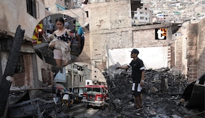 El Agustino: al menos 6 viviendas afectadas y un perrito y tres personas heridas por incendio en el cerro 7 de octubre