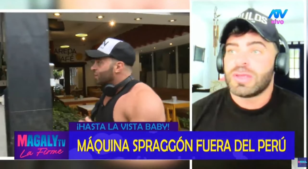 Renzo Spraggon dice que quiere vivir en Perú y no se halla en su país, Argentina.