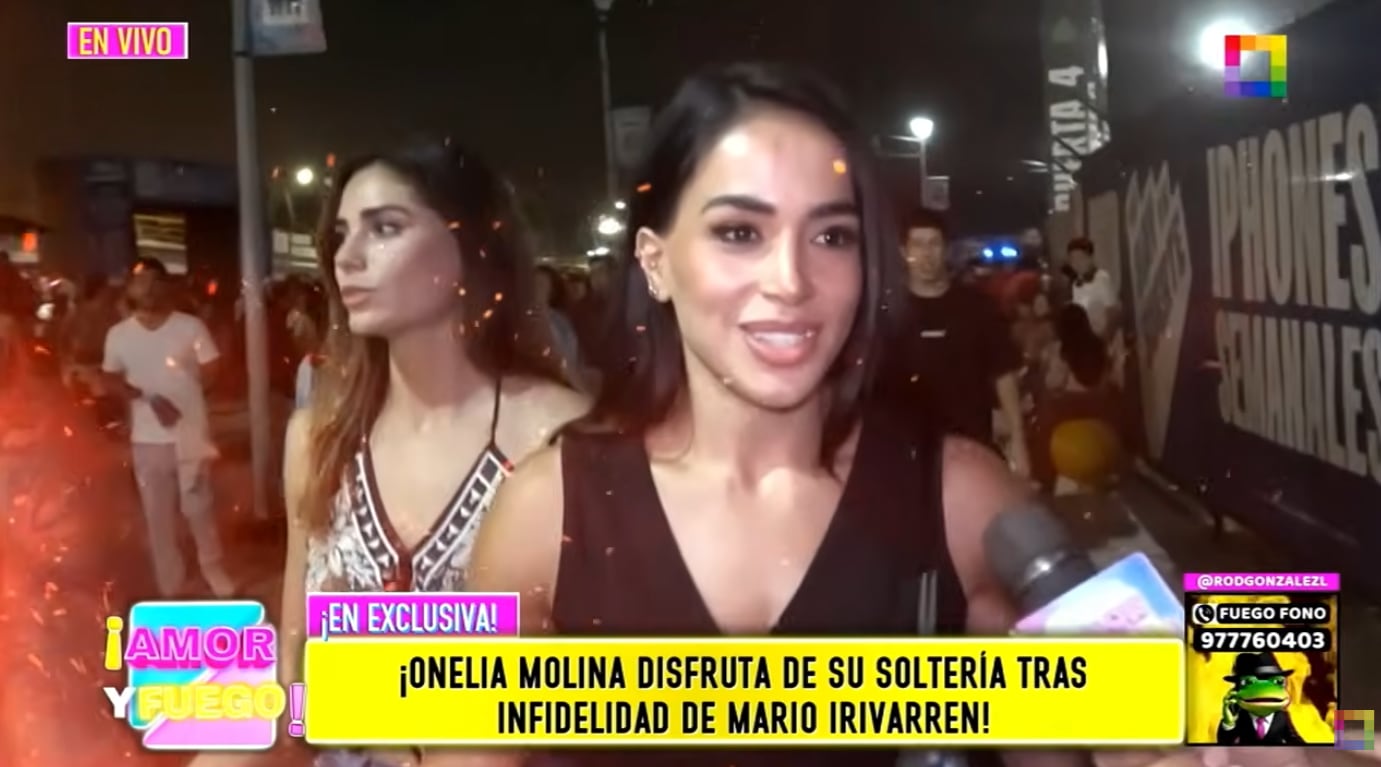 Onelia Molina se fue a un concierto este fin de semana y disfruta su soltería.