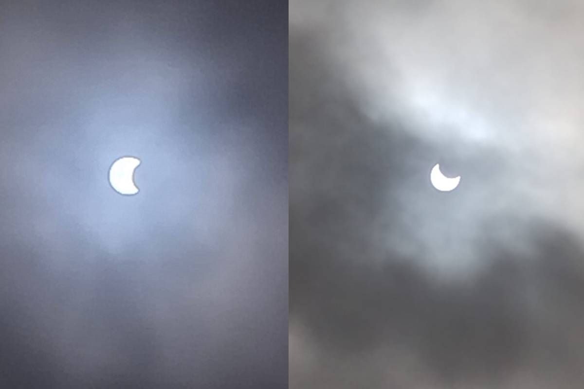 Mucha expectativa se vivió en Lima por el eclipse de este sábado. (Fotos: @jtouliers / @MarthaMMM7)