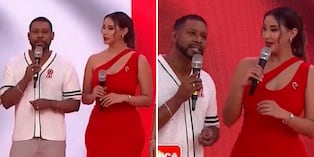¡Se llevó un gran susto! Xiomy Kanashiro es “despedida” en vivo de “América Hoy”
