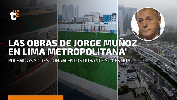 Jorge Muñoz: recuerda sus polémicas y cuestionadas obras en su gestión