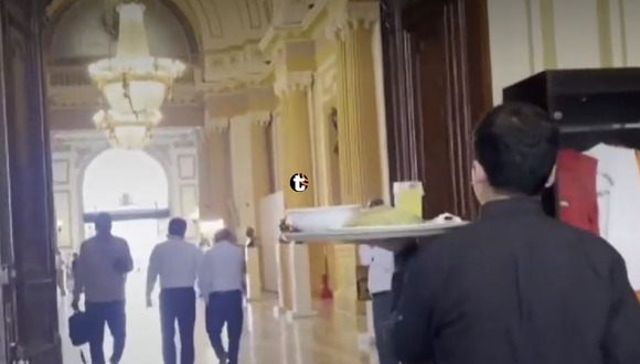 El renovado y costoso buffet para el Congreso