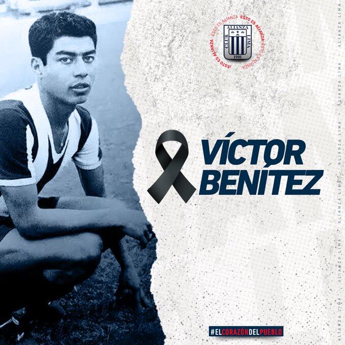 Alianza Lima lamentó partida de su canterano Víctor Benítez (@clubALoficial)