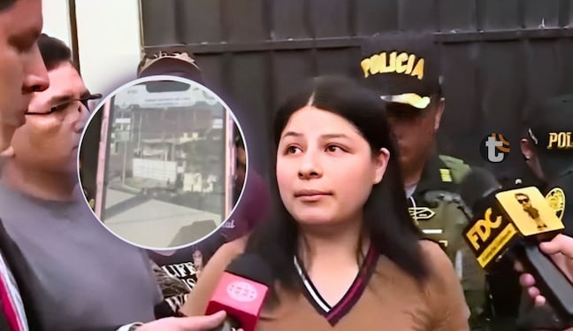 Ciudadanos grabaron a trabajadores de la ONPE escapando por pueerta trasera (Foto: Améroca Noticias)