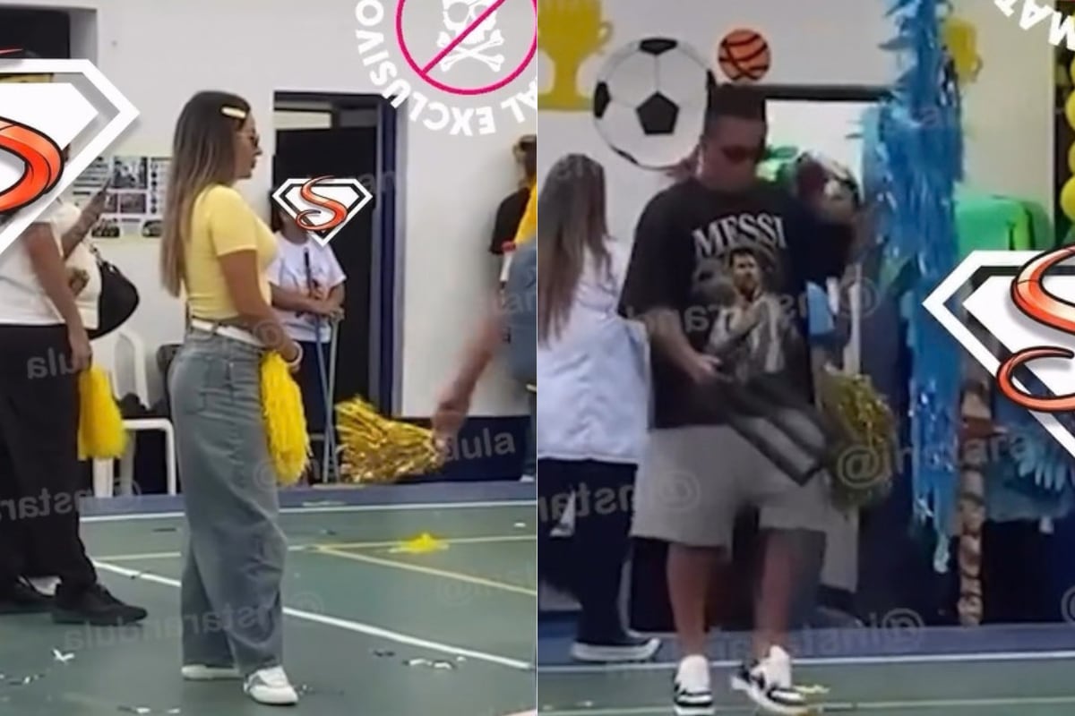 Christian Cueva y Pamela López juntos en colegio de su hijo (Instarándula)