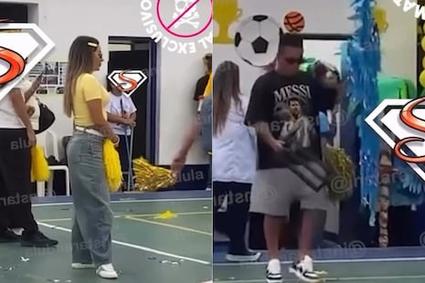 Christian Cueva y Pamela López juntos en las olimpiadas de su hijo | VIDEO