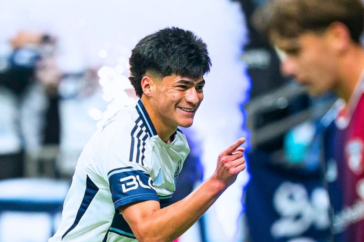 Kenji Cabrera festeja el triunfo de los Whitecaps (Foto: Gety Images)