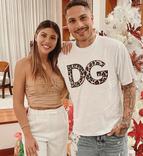 Paolo Guerrero y Alondra García pasan juntos la Navidad. Foto: Instagram