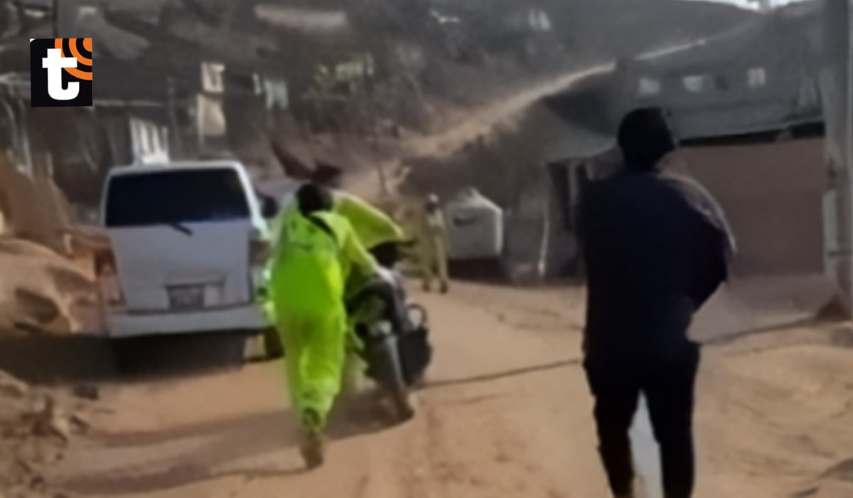 El delincuente se salió con la suya y tras las amenazas huyó del lugar con sus cómplices.