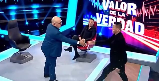 Ricky Trevitazzo y Luigui Carbajal cara a cara en 'El valor de la verdad'.