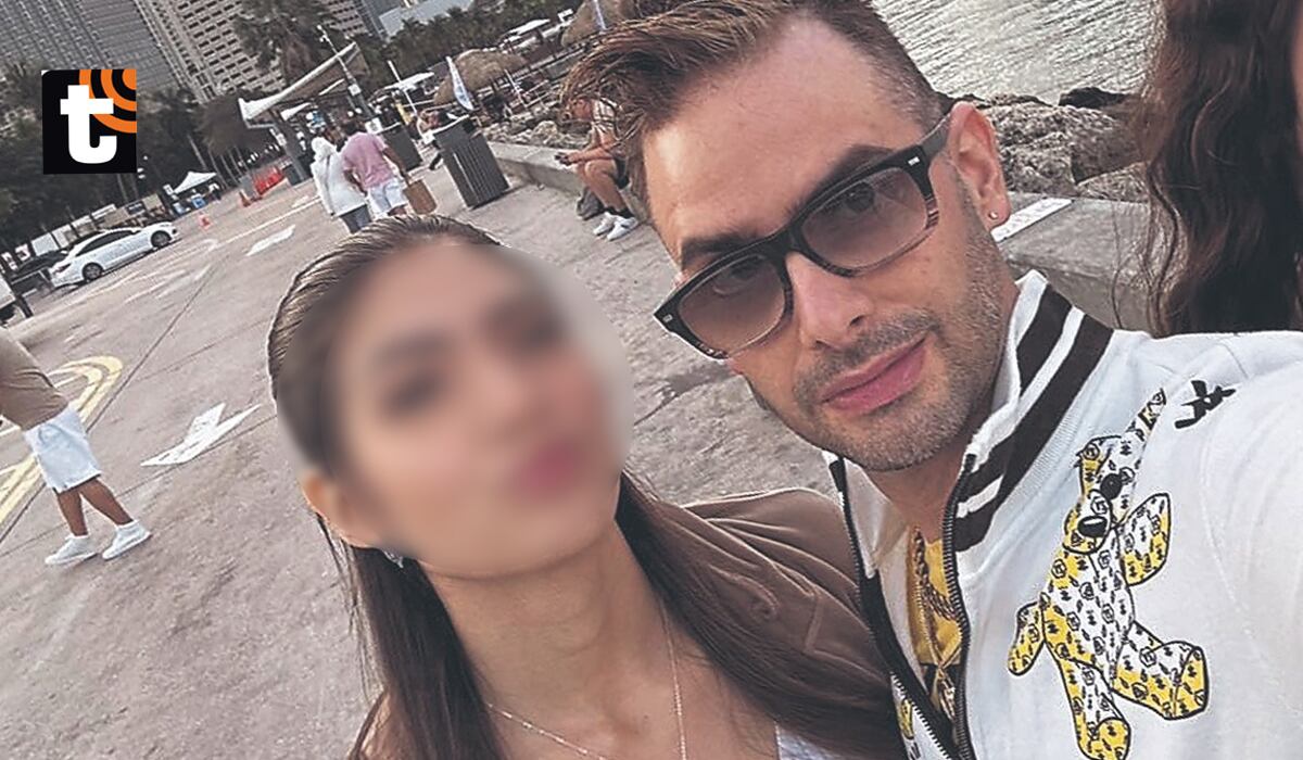 Dayron Martin y su hija Luciana.