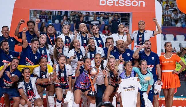 Histórico tricampeonato de Alianza Lima. (Foto: Paloma del Solar / @photo.gec)