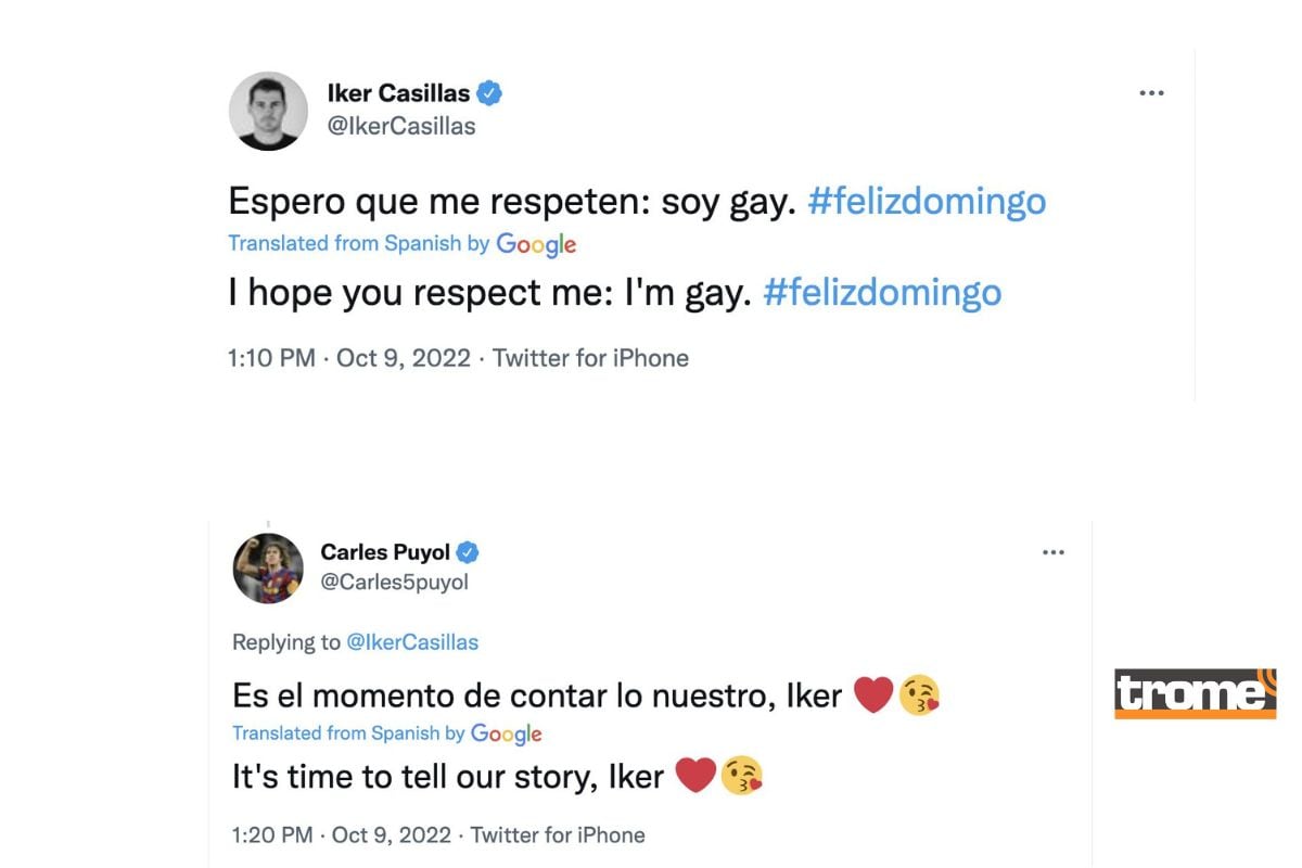 Estas publicaciones sorprendieron a los hinchas españoles (@twitter)