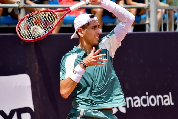 Alejandro Tabilo fue mejor en esta ocasión. (@RioOpenOficial)