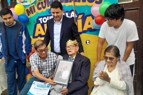 ¡El papá más longevo del Callao! Don Cleme celebra un nuevo Día del padre a los 105 años