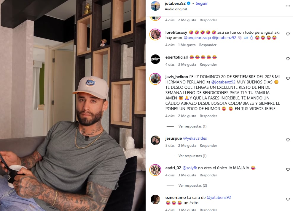 Comentarios del video.