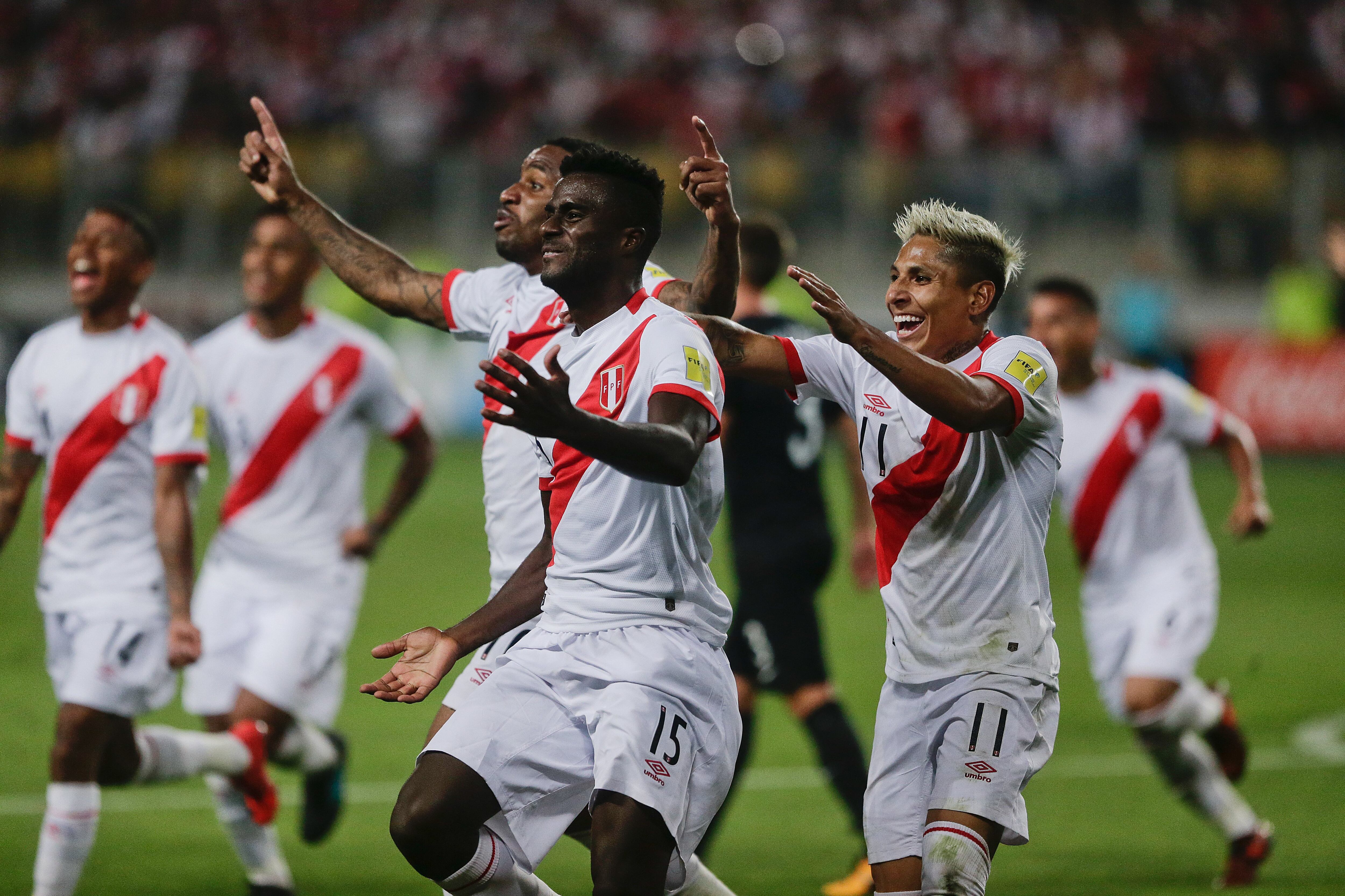 Christian Ramos marcó el segundo tanto peruano en el Repechaje con Nueva Zelanda.