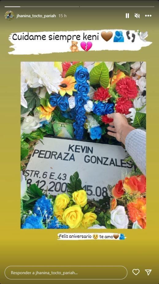 Kevin Pedraza: Pareja del fallecido cantante lo visita y le dedica emotivo mensaje por su aniversario