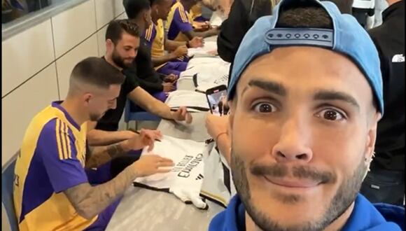 TROME - Mario Irivarren emocionado al conocer a Luka Modric y al resto de estrellas del Real Madrid