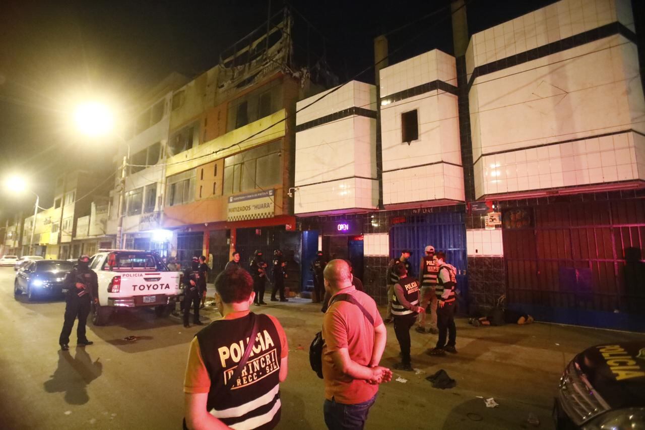 Operativo policial se realizó en San Martín de Porres.