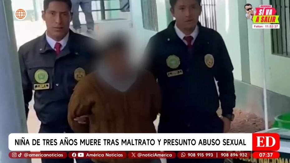 Detienen a padre sospecho de maltratar y abusar a su hija de tres años.