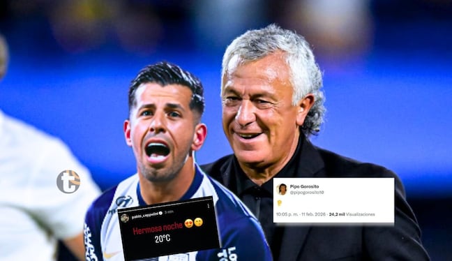 Pipo Gorosito y Pablo Ceppelini reaccionaron a la eliminación de Alianza Lima (Foto: GEC)