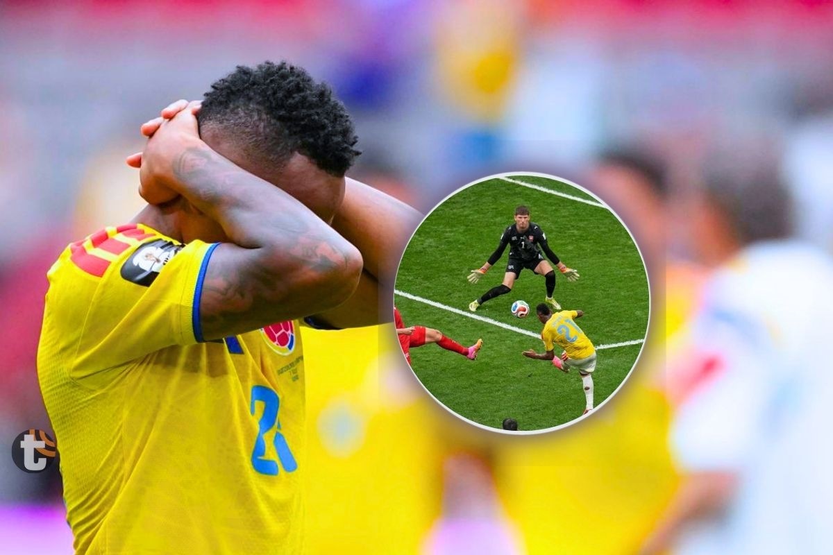 Jaminton Campaz no desea poner en riesgo a su familia tras error ante Suiza (Foto: AP)