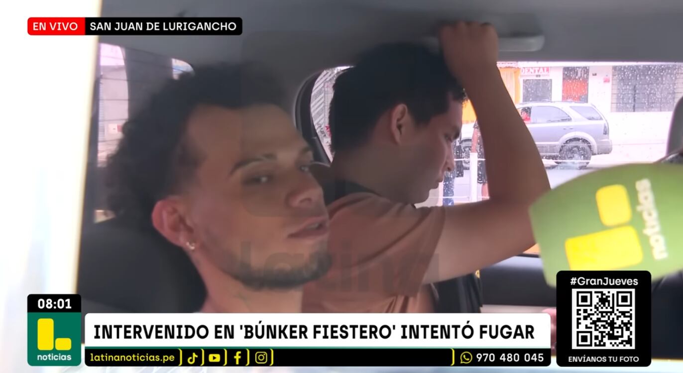 Sujeto que intentó escapar de la policía negó ser extorsionador y dijo que quería fugar porque es requisitoriado.