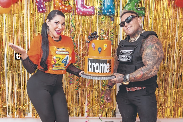 Norka Ascue celebró este cumpleaños luciendo nuestra camiseta de Trome, mientras que ‘La Mackyna’ mostraba su musculatura.