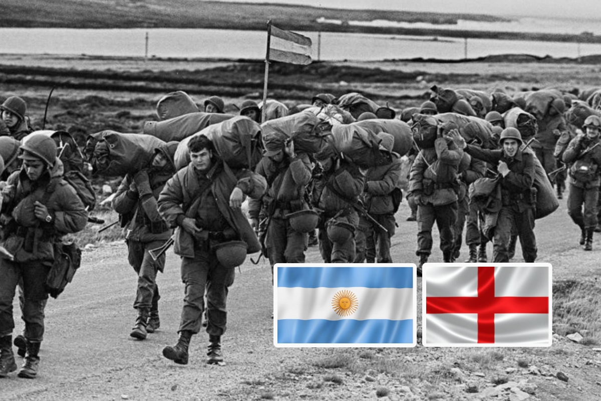 El control de Inglaterra sobre las Malvinas. Foto: composición/difusión