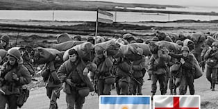 El control de Inglaterra sobre las Malvinas. Foto: composición/difusión