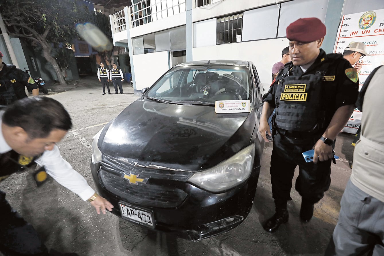 Captura a 'Cochinos' frente a Larcomar