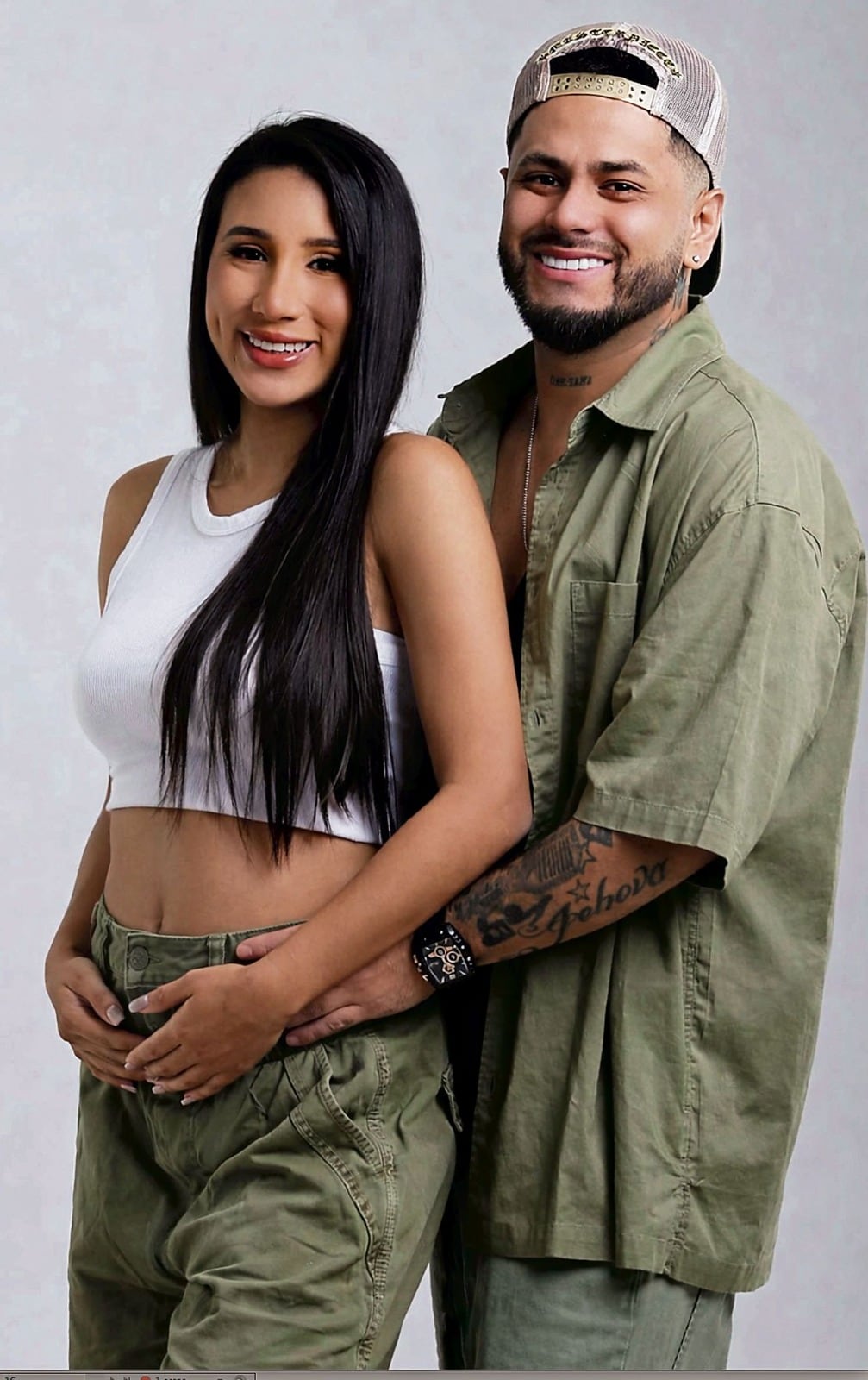 Samahara Lobatón y Bryan Torres