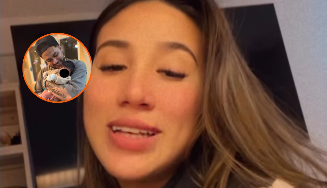 Samahara Lobatón volvió a Lima con su nuevo bebé y Bryan Torres lloró de emoción al tener a su hijo.