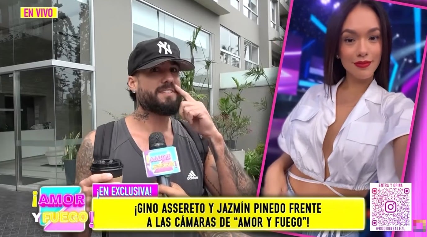 Gino Assereto asegura que Jazmín tiene su respeto.