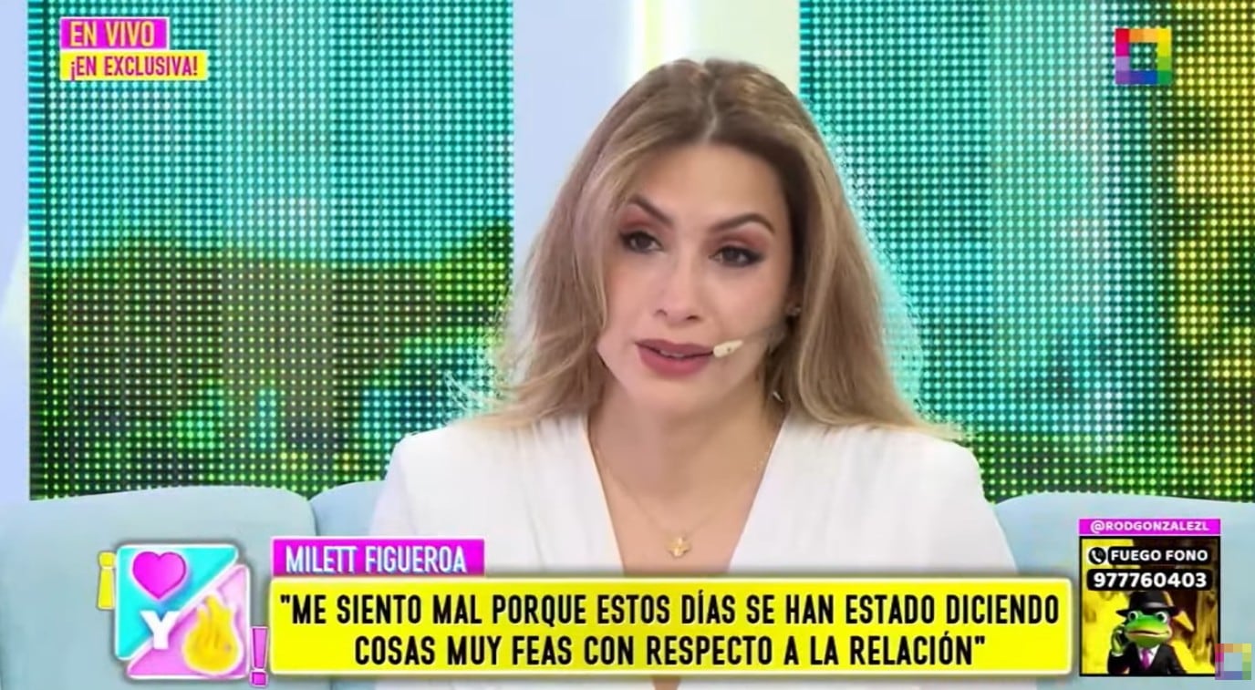 Milett habla del fin del término de su romance con Marcelo.