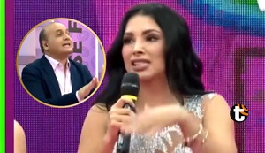 Pamela Franco indignada con Metiche por preguntarle si tiene temor a agresiones de Cueva a su hija