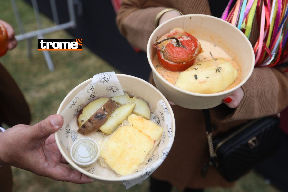 La comida arequipeña fue una de las favoritas. Foto: Antonio Melgarejo.