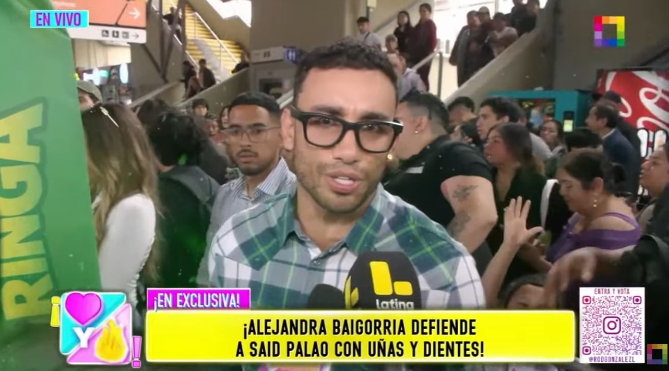Said Palao habla de su matrimonio con Alejandra Baigorria.
