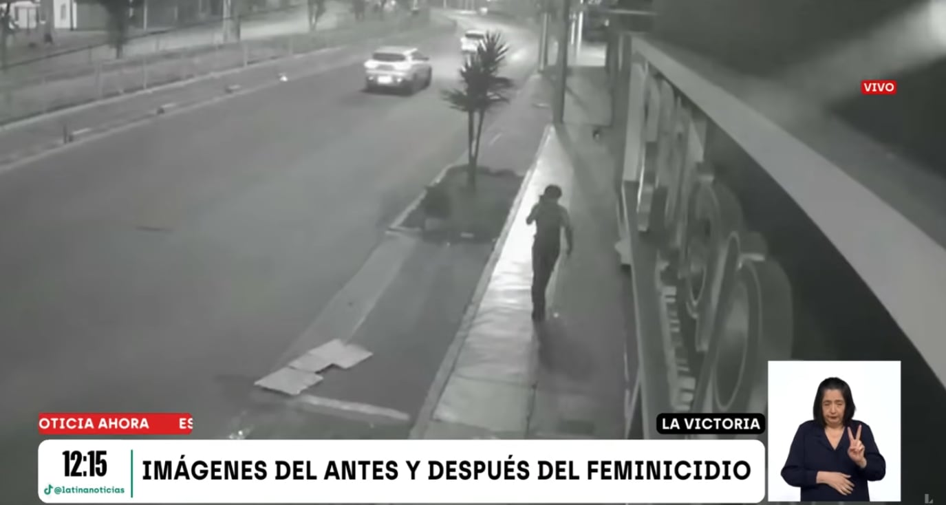 Imágenes de joven escapando de hotel. El cuerpo de la víctima fue hallado con signos de estrangulamiento.