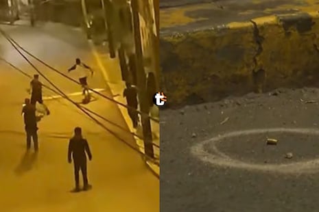 ¡Batalla campal entre presuntos barristas acaba a balazos! Dos menores de 13 y 15 años quedan heridos en ...