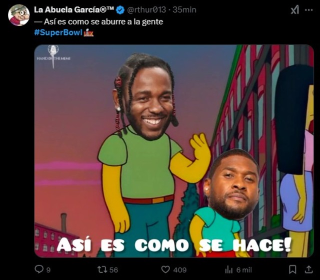 No pararás de reír con los mejores memes del Super Bowl 2025l. (Twitter)
