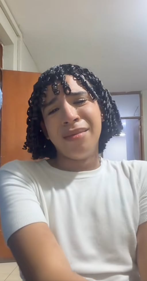 Tiktoker contó que fue agredido.