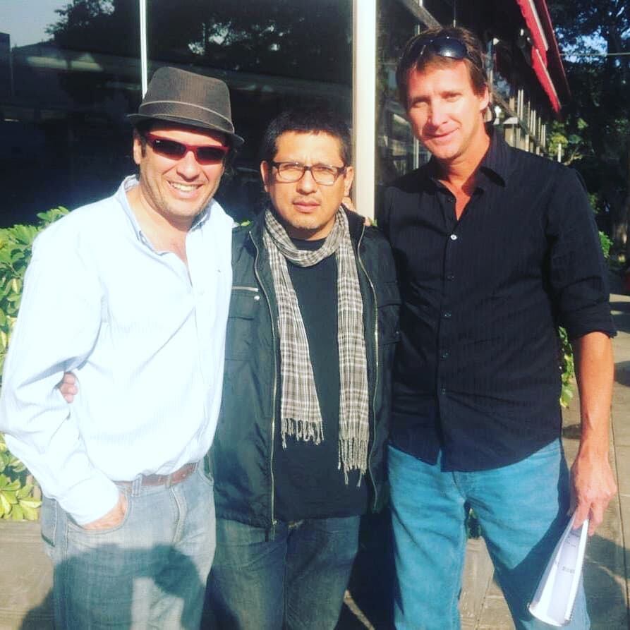 Lucho Cáceres, Joel Valero y Cristian Thorsenn fueron parte del proyecto "Amigos en apuros" (Foto: Cristian Thorsen / Instagram)