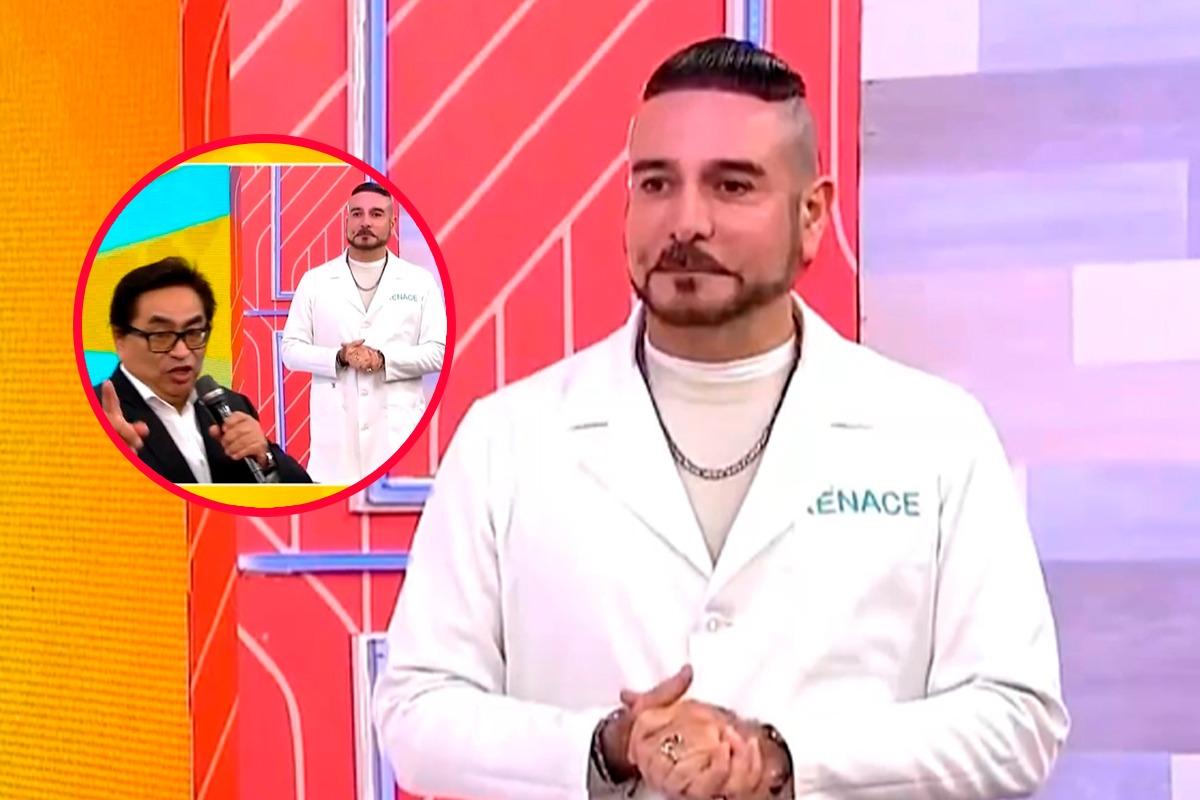 Cirujano fue increpado por ufólogo Anthony Choy. Foto: Captura América TV.