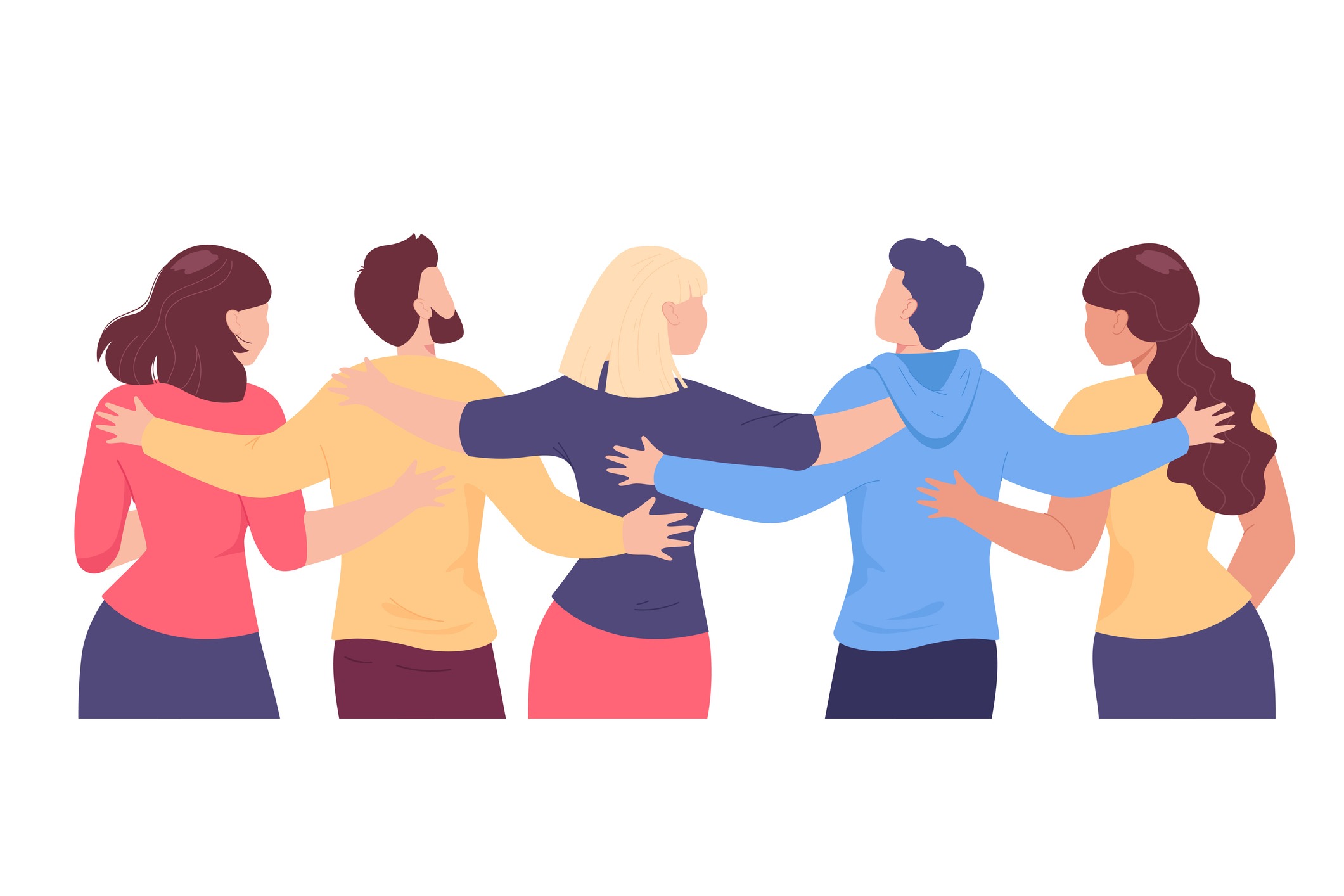 Abrazar. Foto: ¡Stock.