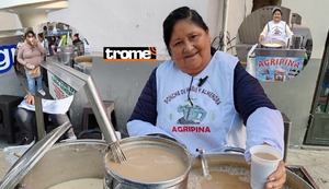 Doña Agripina, la cusqueña que hace el mejor ponche de habas que ayuda a combatir el frío limeño